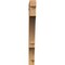 Ekena Millwork Balboa Block Rough Sawn Bracket, Western Red Cedar, 4"W x 44"D x 44"H BKT04X44X44BOA05RWR - alternate 4